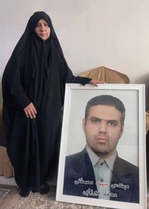 مادر شهید مصطفی محمد میرزایی